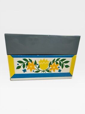 Vintage Metal Recipe Box Produced By Syndicate Manufacturing Co.